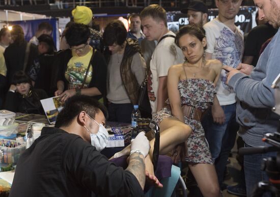 Tattoo Convention takes place in Moscow
