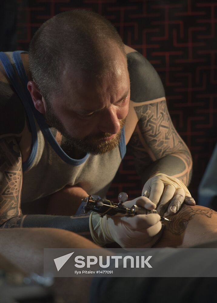 Tattoo Convention takes place in Moscow