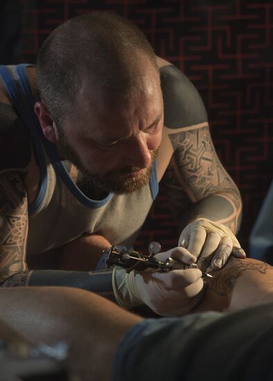 Tattoo Convention takes place in Moscow