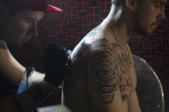 Tattoo Convention takes place in Moscow