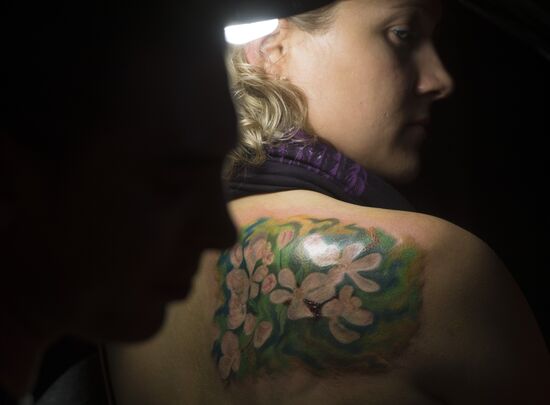 Tattoo Convention takes place in Moscow