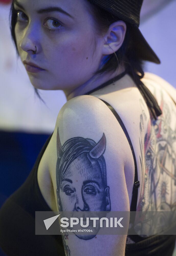 Tattoo Convention takes place in Moscow