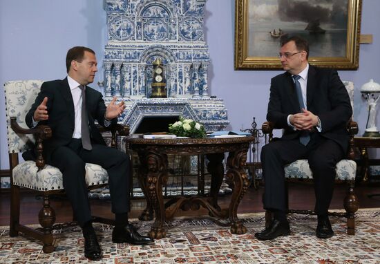 Talks between Dmitry Medvedev and Petr Nečas