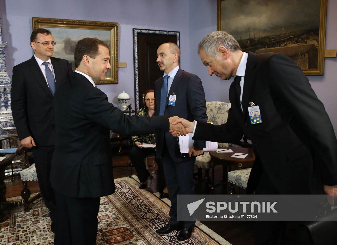 Talks between Dmitry Medvedev and Petr Nečas