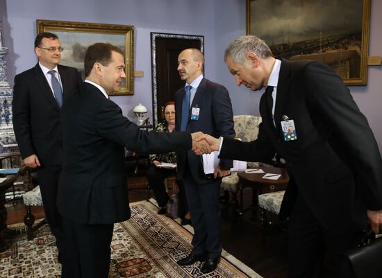 Talks between Dmitry Medvedev and Petr Nečas