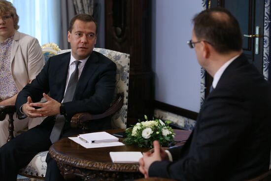 Talks between Dmitry Medvedev and Petr Nečas