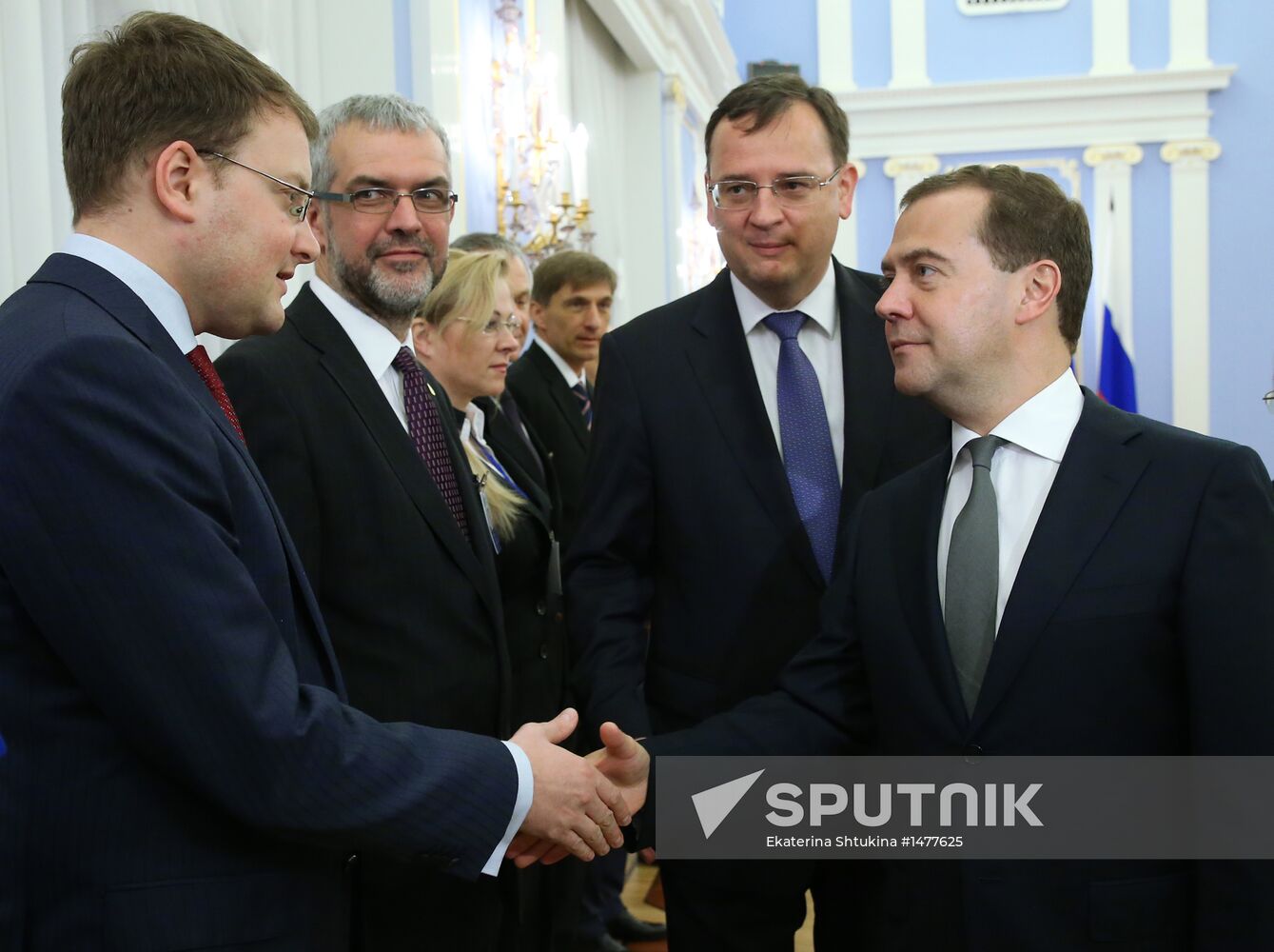 Talks between Dmitry Medvedev and Petr Nečas