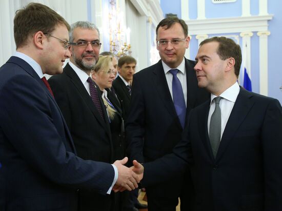 Talks between Dmitry Medvedev and Petr Nečas