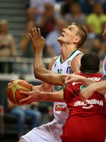 Basketball. VTB United League. Lokomotiv-Kuban vs. Žalgiris