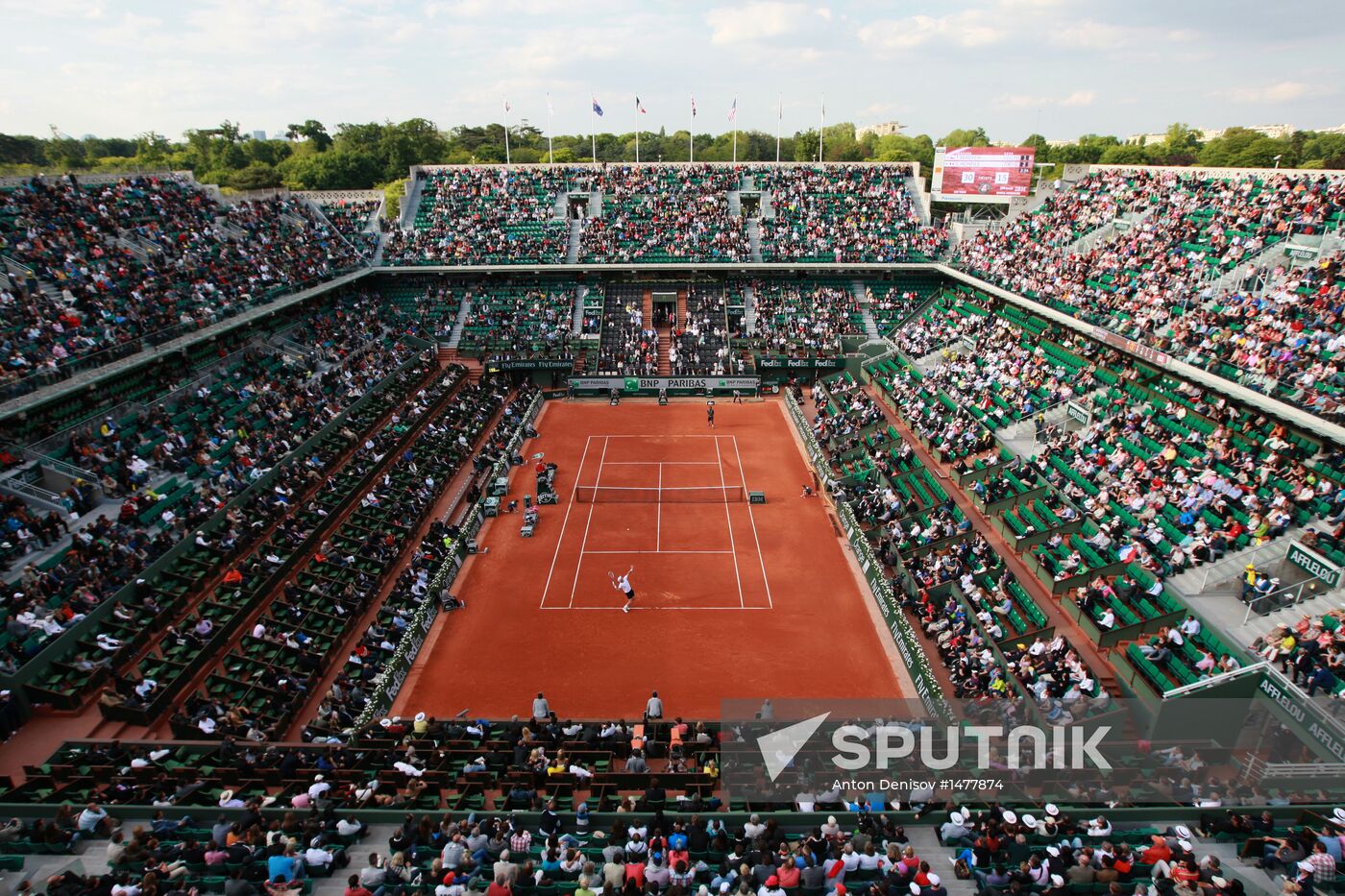 Tennis. 2013 Roland Garros. Day Two