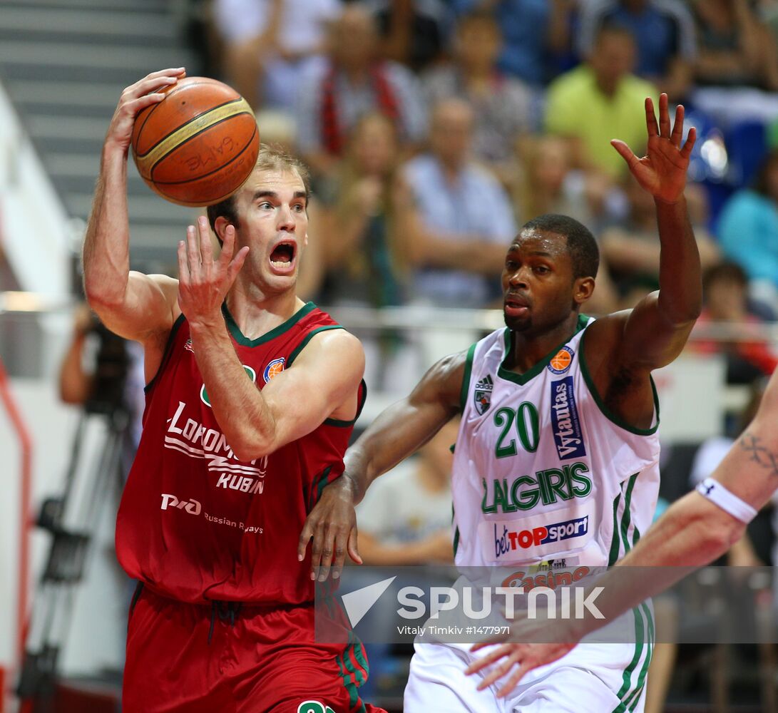 Basketball. VTB United League. Lokomotiv-Kuban vs. Žalgiris