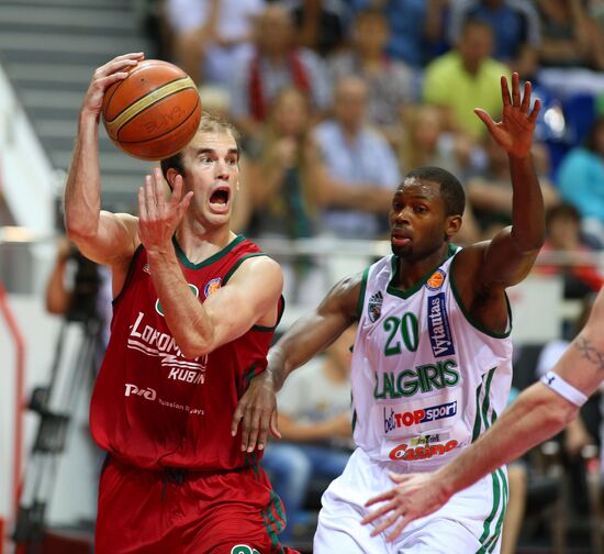 Basketball. VTB United League. Lokomotiv-Kuban vs. Žalgiris