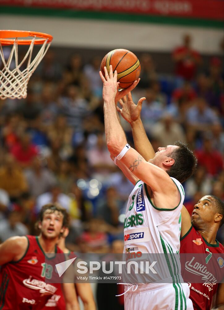 Basketball. VTB United League. Lokomotiv-Kuban vs. Žalgiris