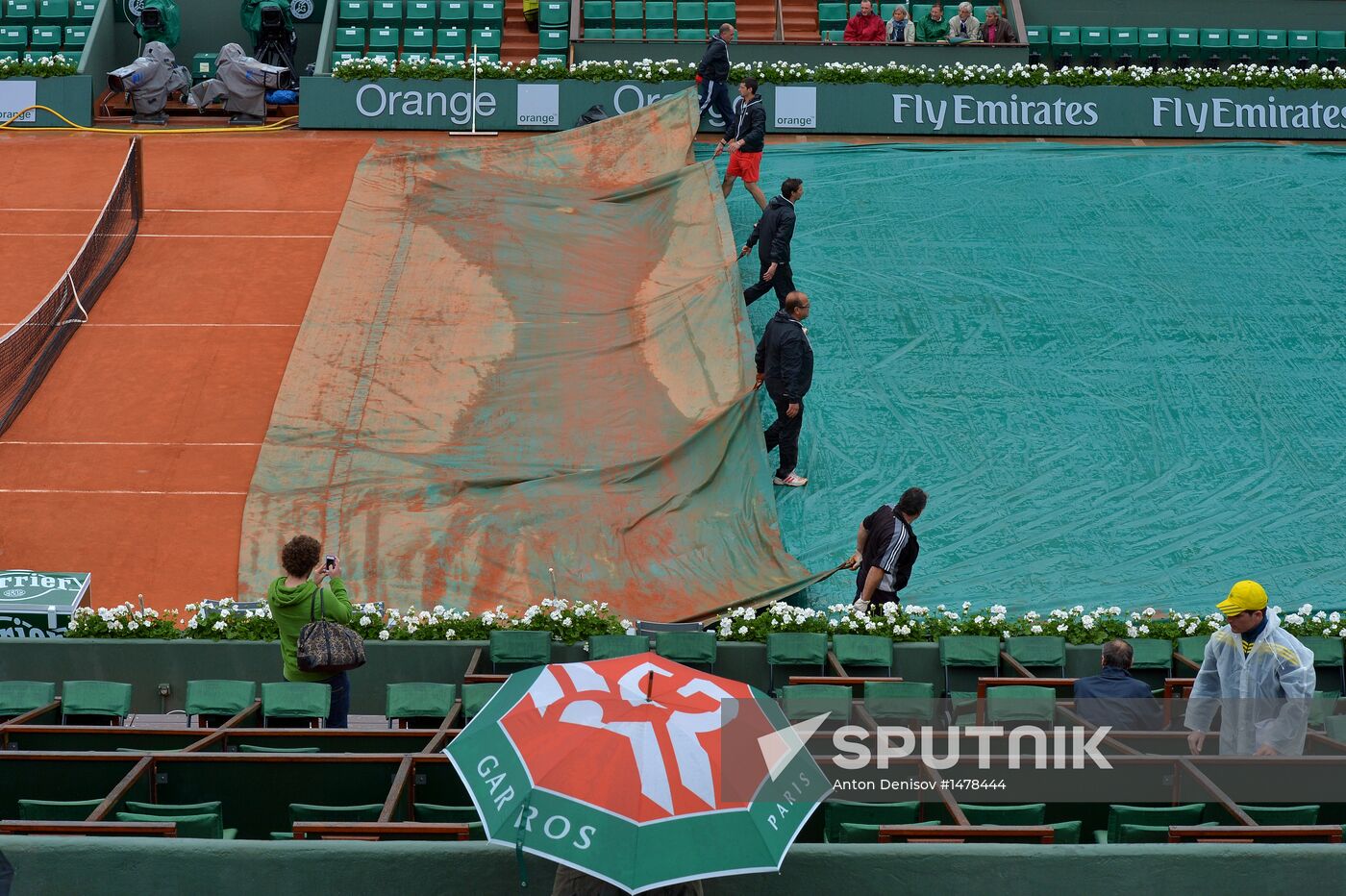 Tennis. 2013 Roland Garros. Day Three