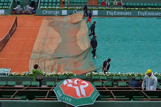 Tennis. 2013 Roland Garros. Day Three