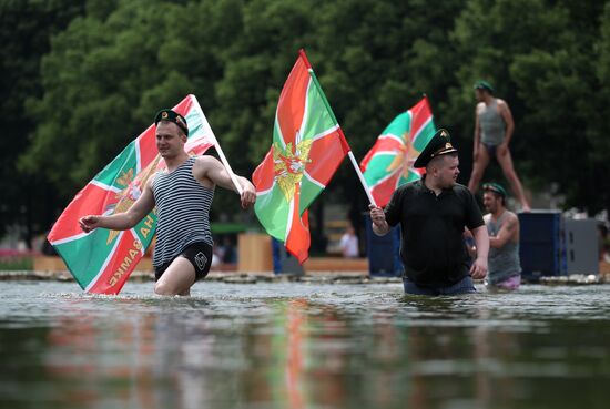 Celebration of Border Guard's Day in Moscow
