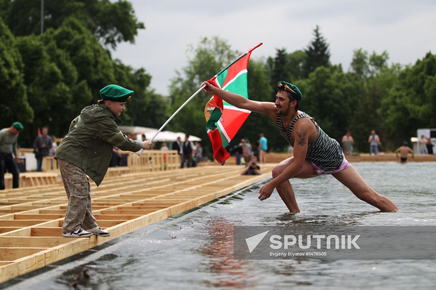 Celebration of Border Guard's Day in Moscow