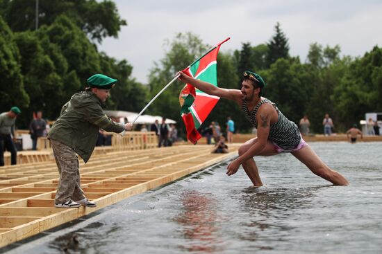 Celebration of Border Guard's Day in Moscow