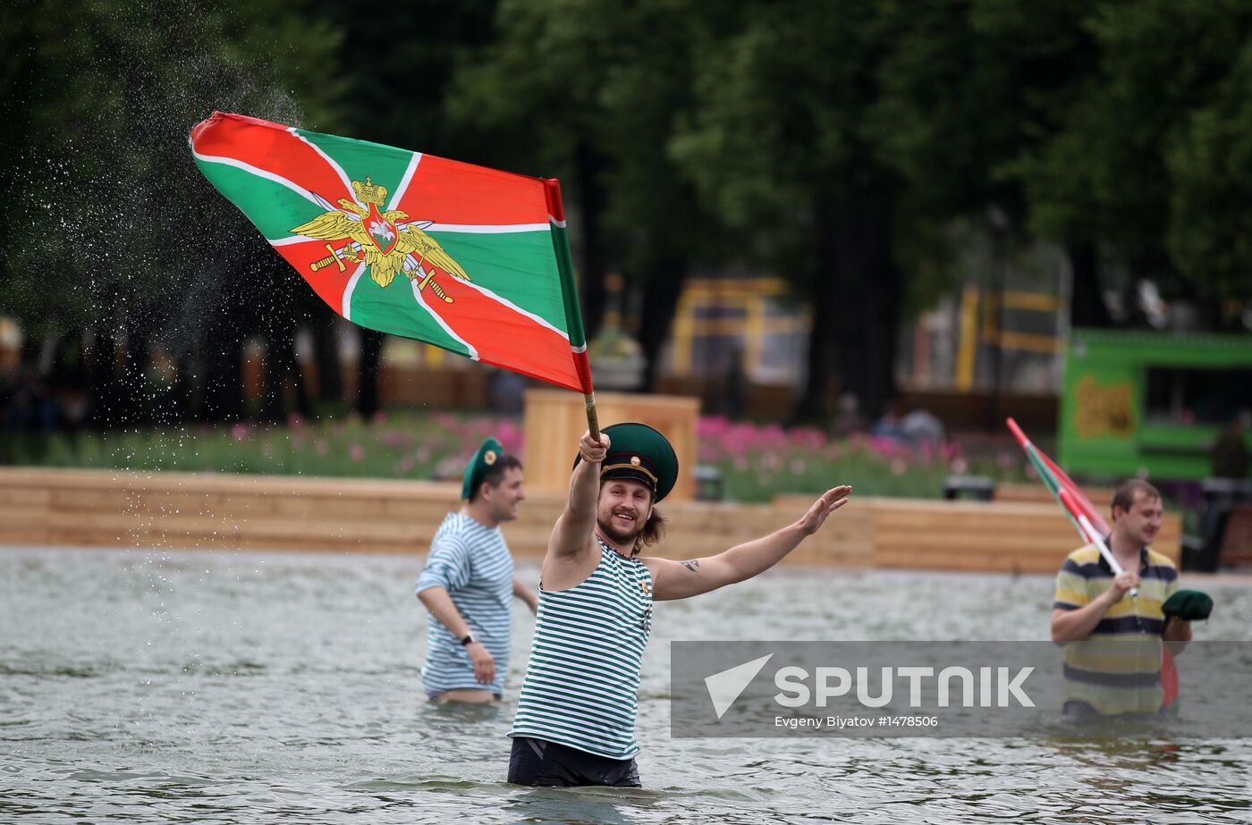 Celebration of Border Guard's Day in Moscow