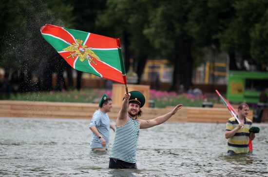 Celebration of Border Guard's Day in Moscow