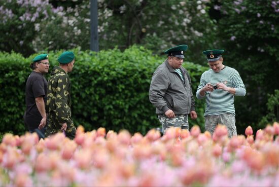 Celebration of Border Guard's Day in Moscow