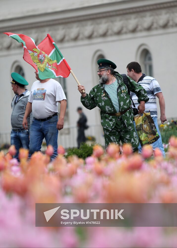Celebration of Border Guard's Day in Moscow