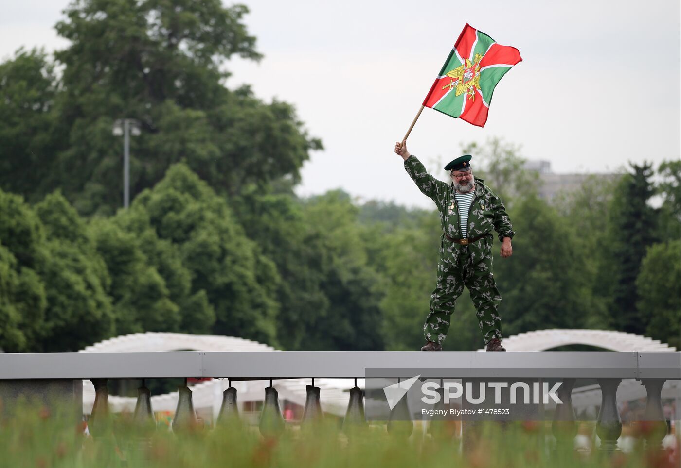 Celebration of Border Guard's Day in Moscow