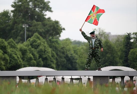 Celebration of Border Guard's Day in Moscow