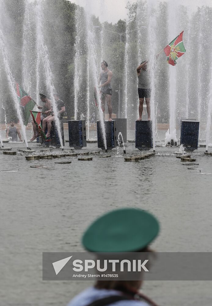 Celebration of Border Guard's Day in Moscow