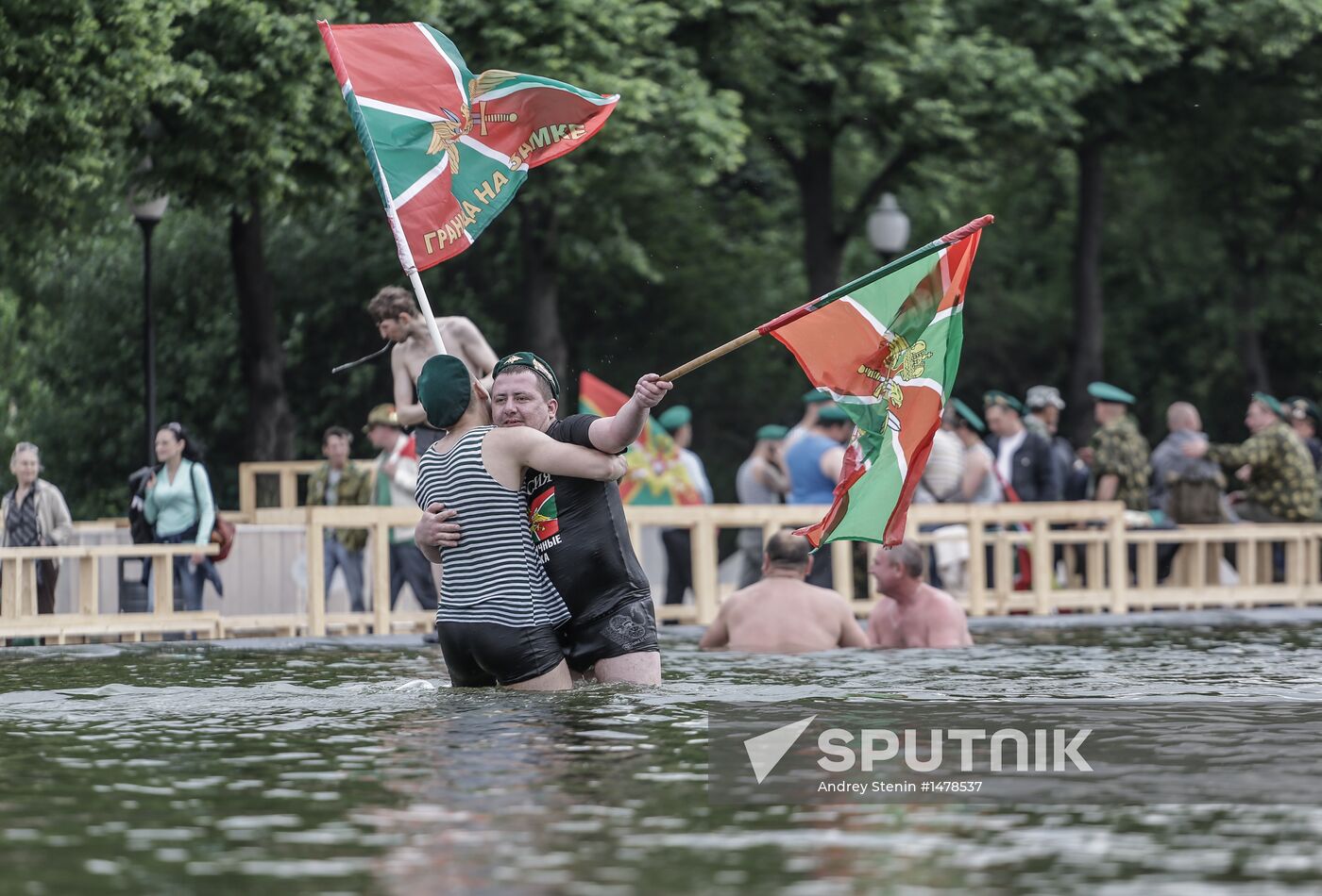Celebration of Border Guard's Day in Moscow