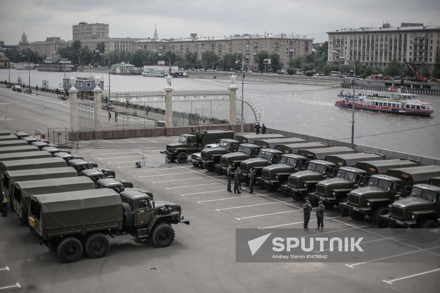 Celebration of Border Guard's Day in Moscow