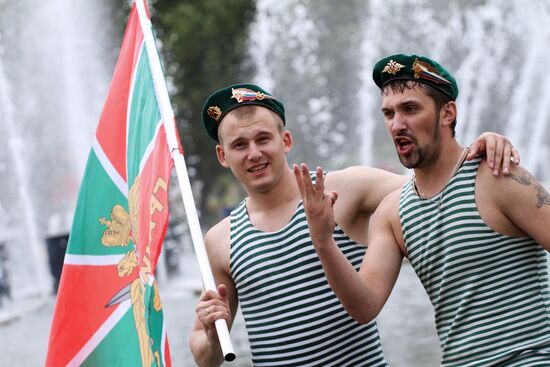 Celebration of Border Guard's Day in Moscow