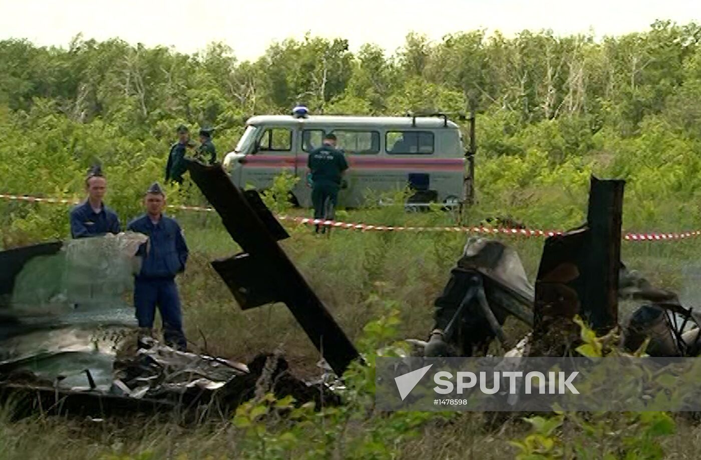 Mi-8T military helicopter crashed near Saratov