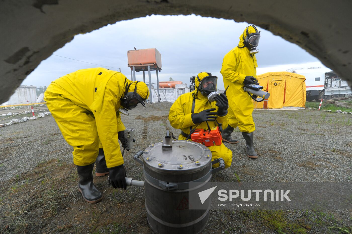 Training in simulated emergencies at Mayak nuclear facility