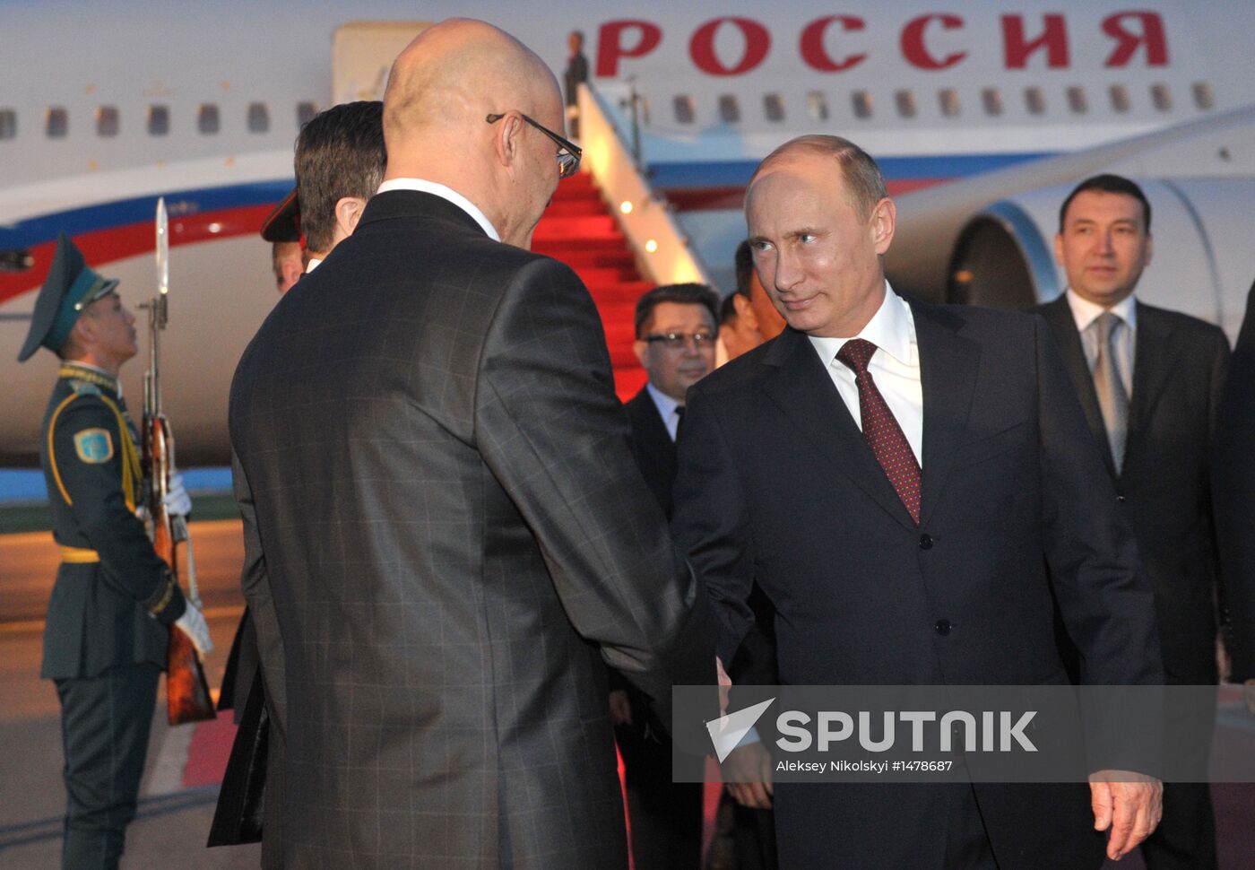 Vladimir Putin's working visit to Kazakhstan