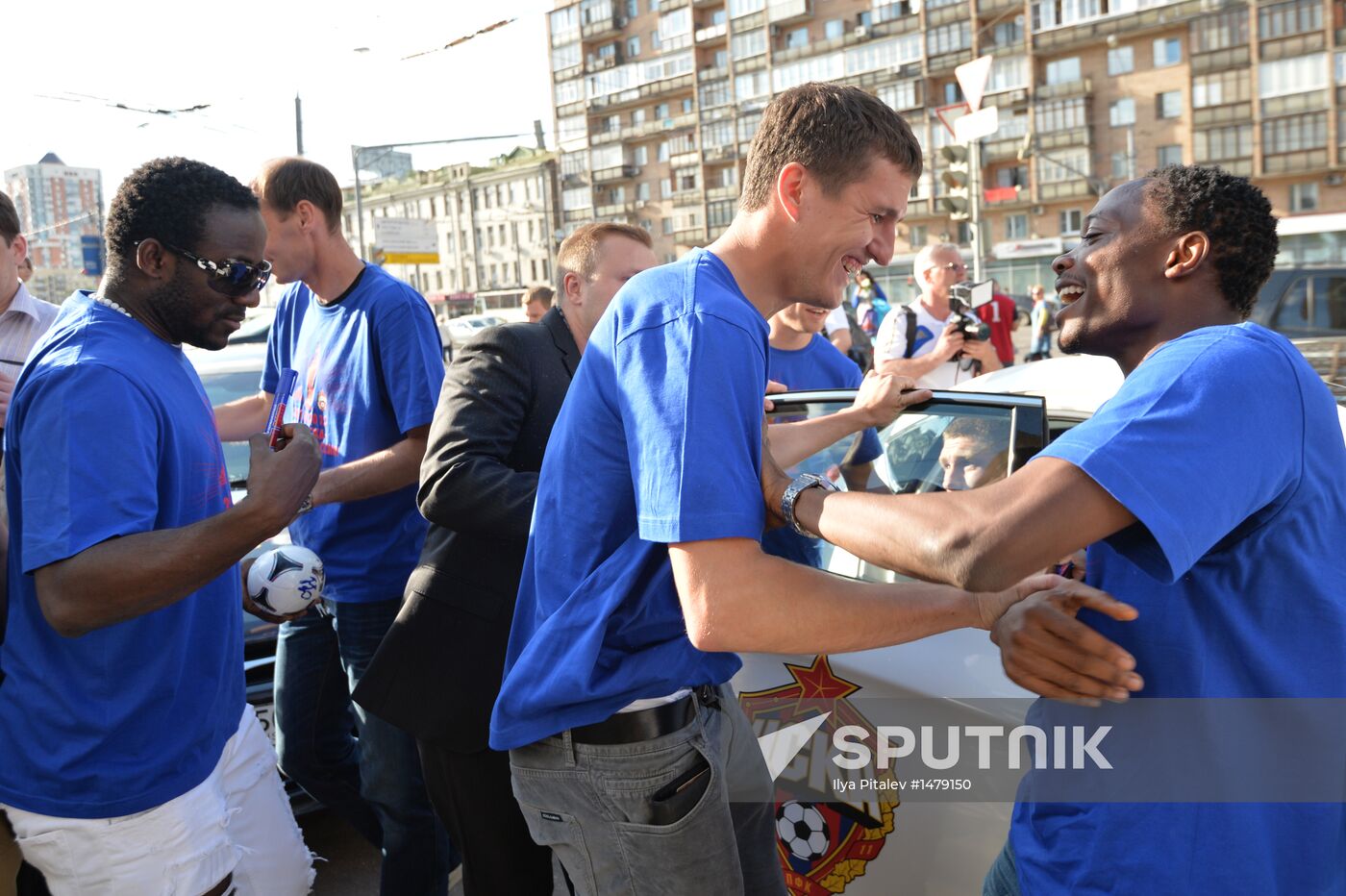 Honoring PFC CSKA Moscow - Russian Football Champions