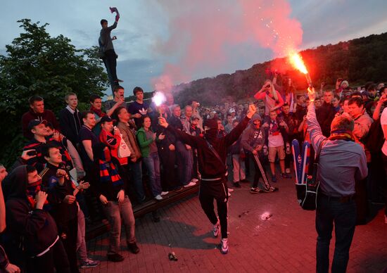 Honoring PFC CSKA Moscow - Russian Football Champions