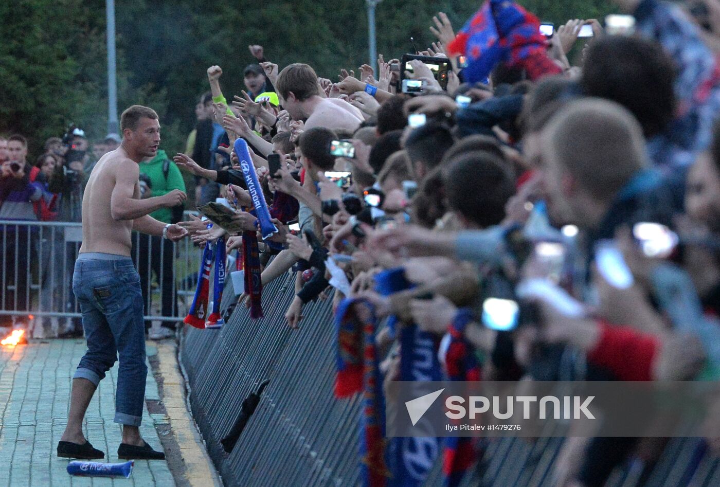 Honoring PFC CSKA Moscow - Russian Football Champions