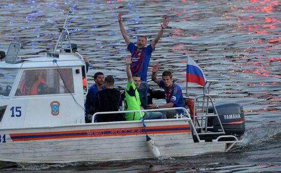 Honoring PFC CSKA Moscow - Russian Football Champions