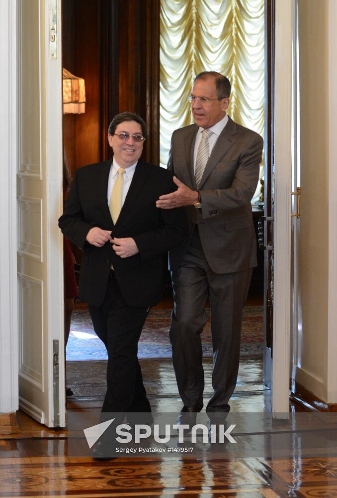 Russian, Cuban Foreign Ministers meet