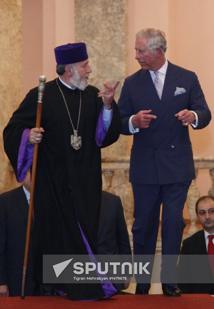 Prince Charles visits Armenia