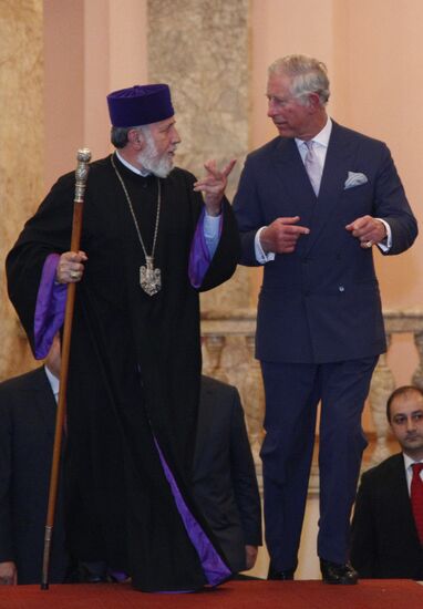 Prince Charles visits Armenia