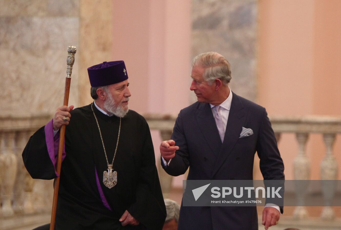 Prince Charles visits Armenia