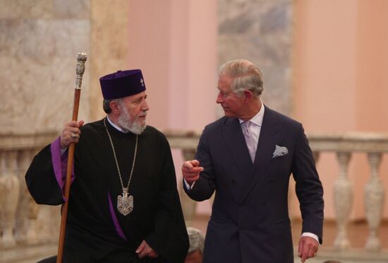 Prince Charles visits Armenia