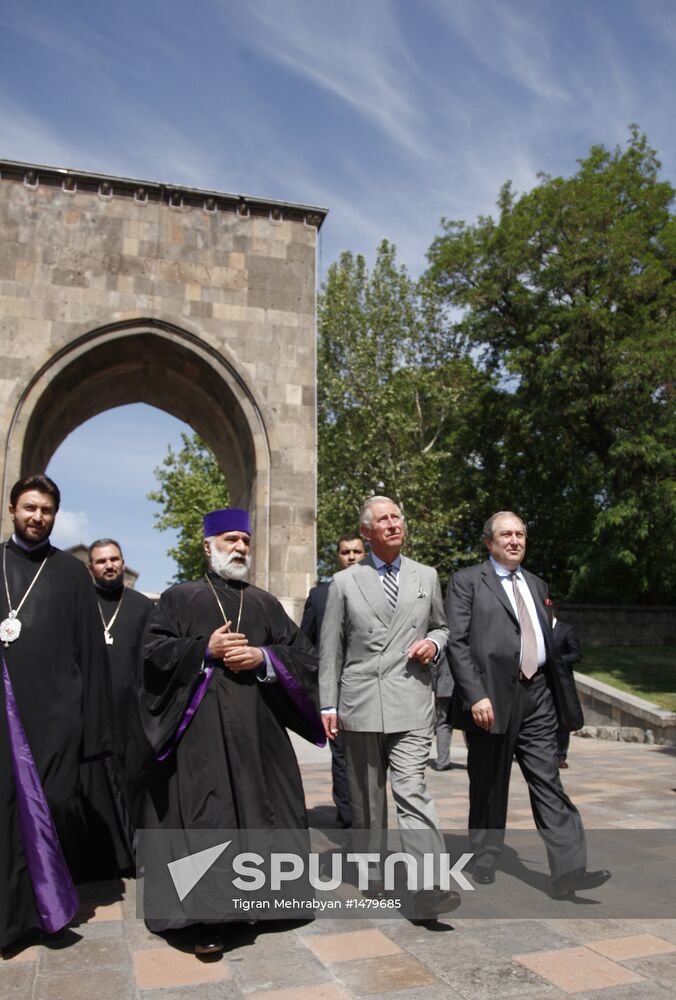 Prince Charles visits Armenia