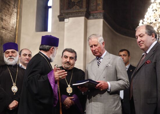 Prince Charles visits Armenia