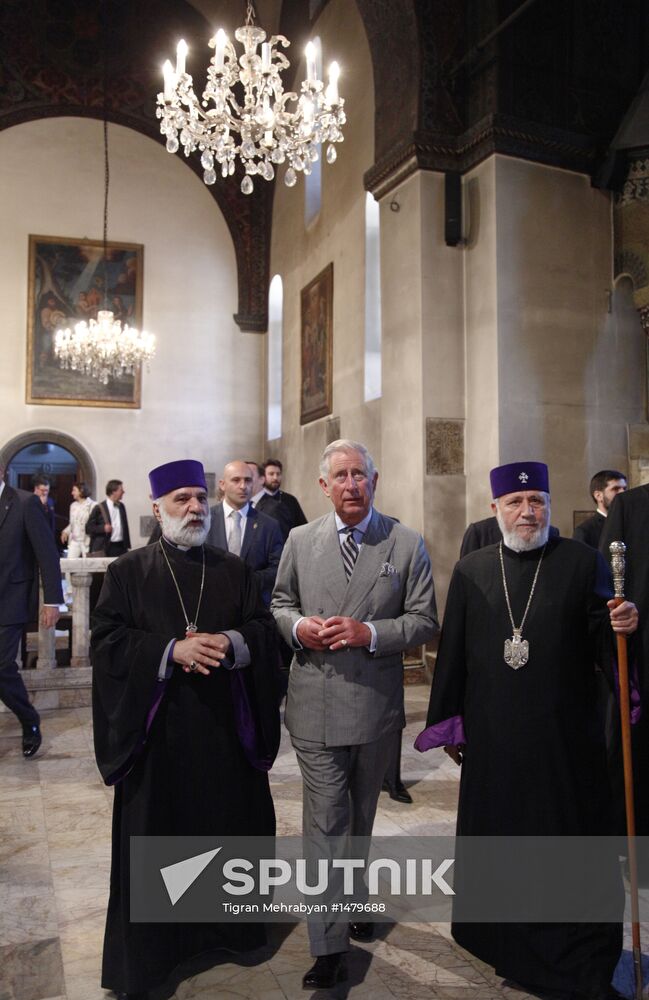 Prince Charles visits Armenia