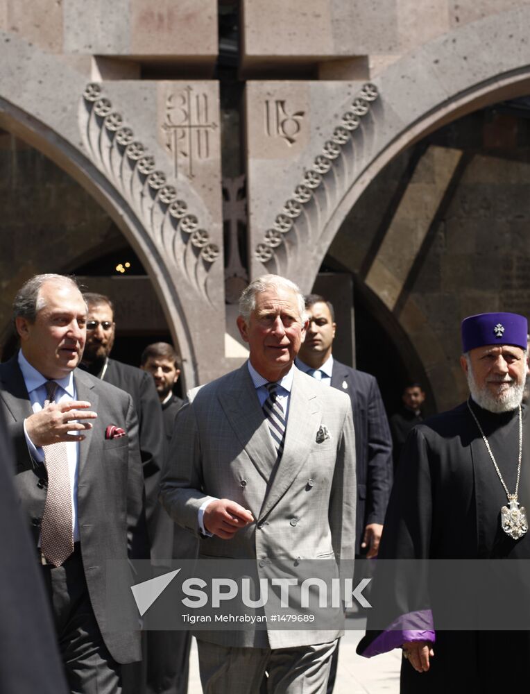 Prince Charles visits Armenia