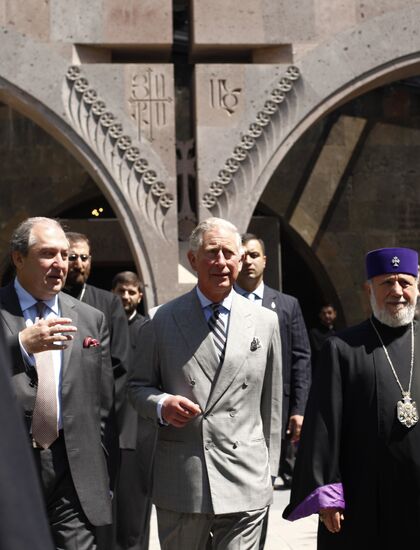 Prince Charles visits Armenia