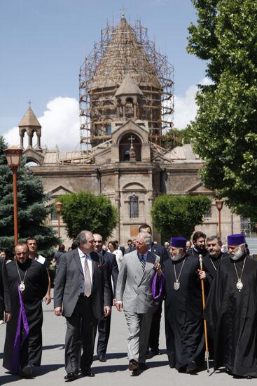 Prince Charles visits Armenia